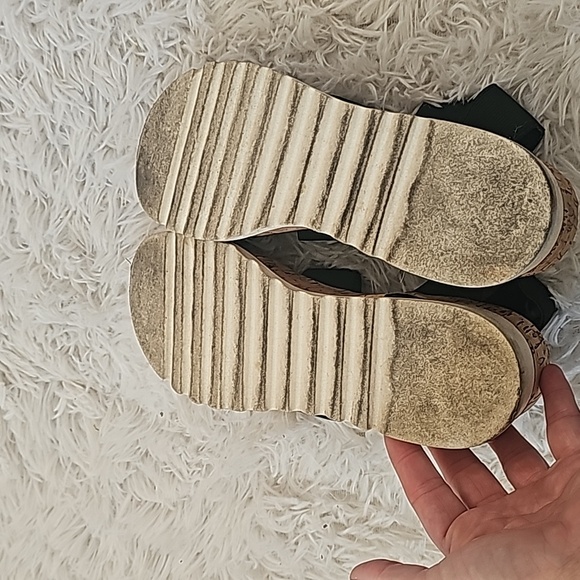 Steve madden "bandi" black strappy platform sandal - Picture 6 of 6